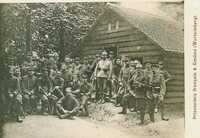  1914-1918 Prisonniers francais a Gmund French prisoners with Gmund.jpg 